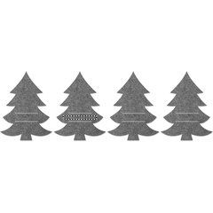 4 Porta Cubiertos Fieltro Árbol Navidad | STRAP 2