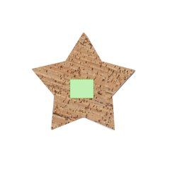 4 Posavasos Estrella en Corcho | Posavasos 1 Cara A | 25 x 20