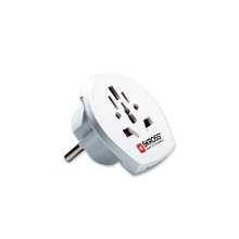 Adaptador enchufe universal de viaje para Europa Blanco