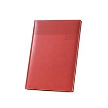 Agenda B5 con marcapáginas Rojo