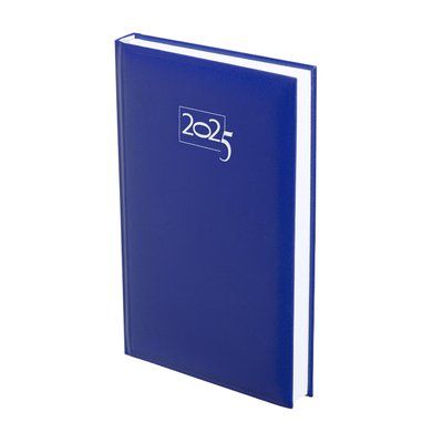 Agenda página por día 2025 de polipiel 14,7 x 21 cm Azul