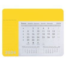 Alfombrilla PVC con Calendario Amarillo