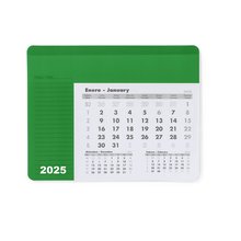 Alfombrilla de ratón personalizada calendario mensual 2024 Verde