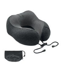 Almohada Viaje Ajustable RPET Gris Piedra