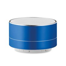 Altavoz de aluminio con micrófono y luz ambiental Azul Royal