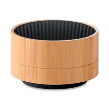 Altavoz Bambú Inalámbrico 3W Negro