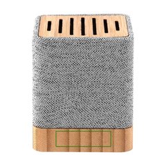 Altavoz Bambú Bluetooth 5.0 3W y RPET | Lateral dcho abajo