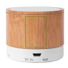 Altavoz Bambú Bluetooth 5.0 | Lateral izquierdo