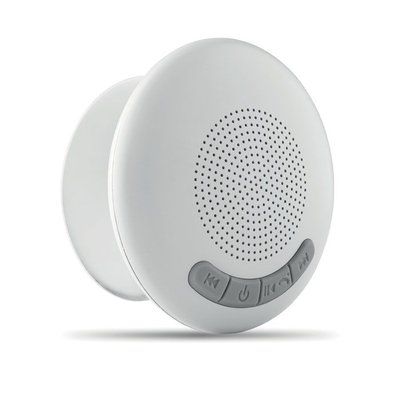 Altavoz baño con ventosa Blanco