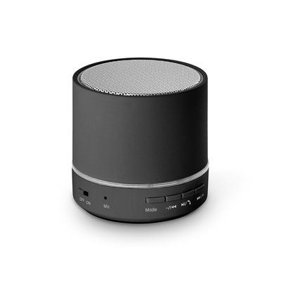 Altavoz portátil 3W con micrófono integrado Negro