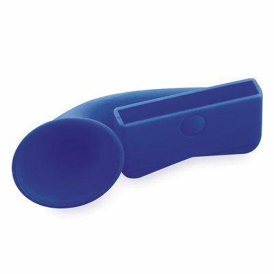 Altavoz Retro y Soporte Silicona Azul