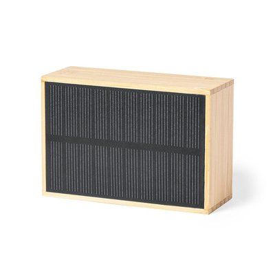 Altavoz solar de bambú BT 3W