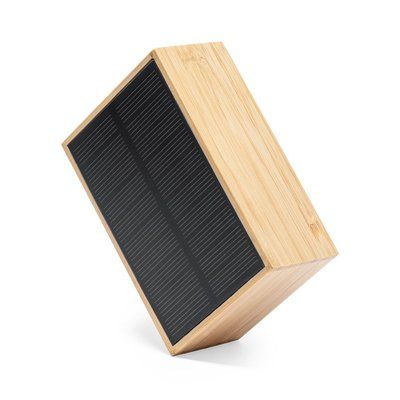 Altavoz solar de bambú BT 3W