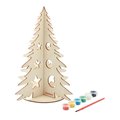 Árbol Navidad Madera DIY para Colorear