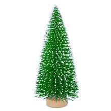 Árbol de Navidad con Glitter 15cm Verde