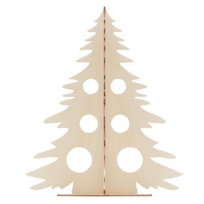 Árbol Navidad Madera DIY para Colorear