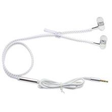 Auriculares Cremallera Anti-Enredo Blanco