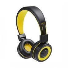 Auriculares inalámbricos original diseño y llamativos colores Amarillo