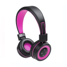 Auriculares inalámbricos original diseño y llamativos colores Fucsia