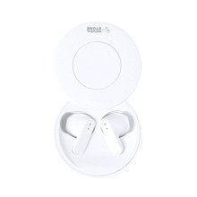 Auriculares Piedra Natural/ABS BT 5.3 Blanco