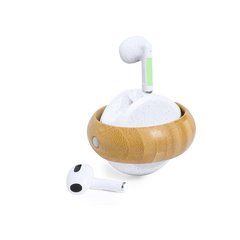 Auriculares Bluetooth con Estuche Bambú/Trigo | Area 3