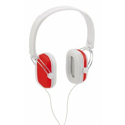 Auriculares Diadema Bicolor Plegables Rojo