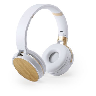 Auriculares de diadema plegables con bambú Bla