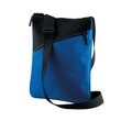 Bandolera con Bolsillo frontal y Asa ajustable. Azul