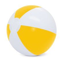 Balón de Playa Inflable 22cm Bicolor Amarillo