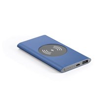 Batería portátil y cargador inalámbrico Azul