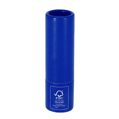 Bálsamo Labial en Cartón Reciclado aroma vainilla Azul