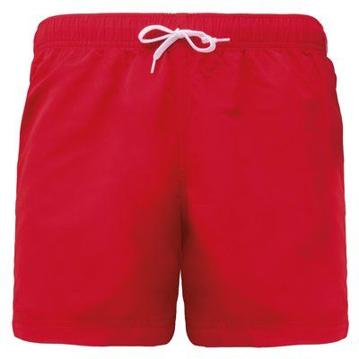 Bañador con cintura elástica Sporty Red XXL