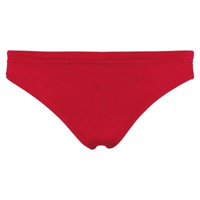 Bañador slip infantil resistente al cloro Rojo 12/14 ans