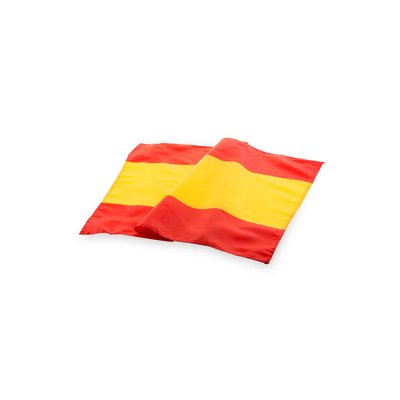 Bandera de España grande con cintas de ajuste