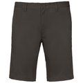 Bermuda chino hombre algodón DARK GREY 52 FR