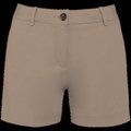 Bermuda chino mujer Wet Sand 34 FR