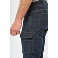 Bermuda denim multibolsillos hombre