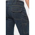 Bermuda denim multibolsillos hombre