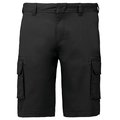 Bermuda multibolsillos hombre Negro 46 FR