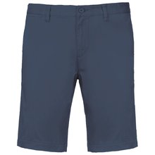 Bermuda chino hombre algodón Azul 40 FR