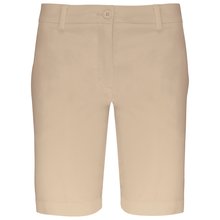 Bermudas mujer tejido repelente al agua Beige 46 FR