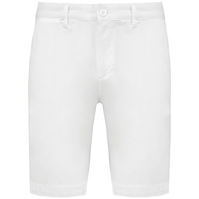 Bermuda chino hombre algodón Blanco 46 FR