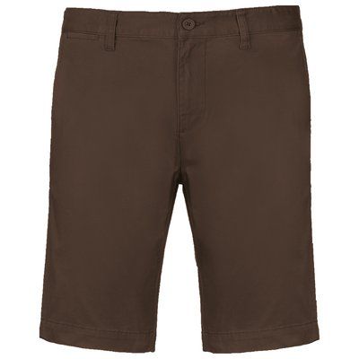 Bermuda chino hombre algodón CHOCOLATE 40 FR