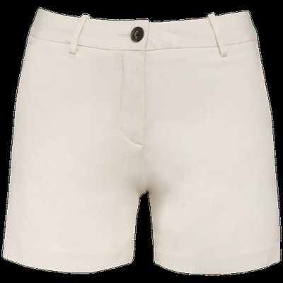 Bermuda chino mujer Ivory 40 FR