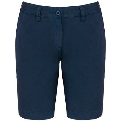 Bermuda efecto lavado mujer Washed Navy 34 FR