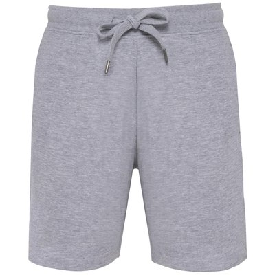 Bermuda felpa eco-responsable hombre Gris 4XL