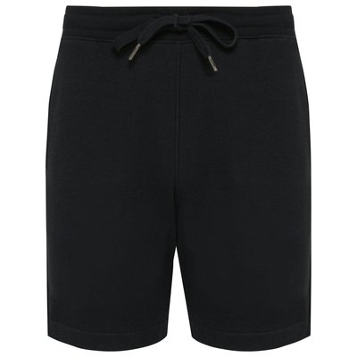 Bermuda felpa eco-responsable hombre Negro XS