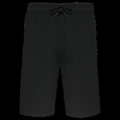 Bermuda de felpa Unisex Black 3XL