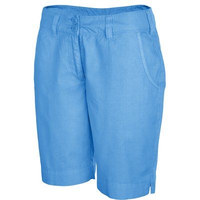 Bermuda de mujer 100% algodón Washed Blue 34 FR