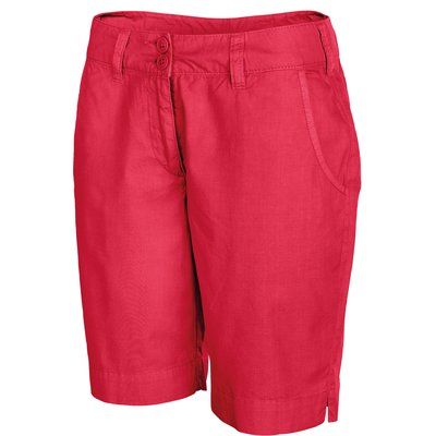 Bermuda de mujer 100% algodón Washed Red 44 FR